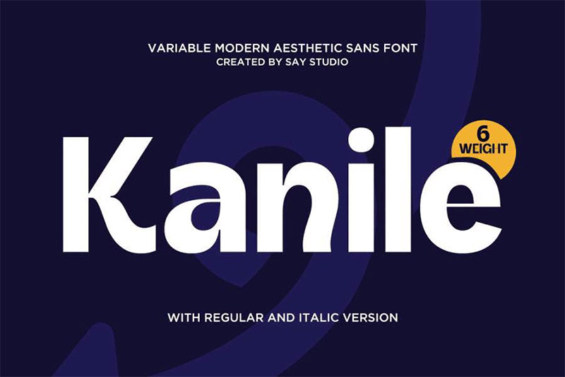 Kanile - Font