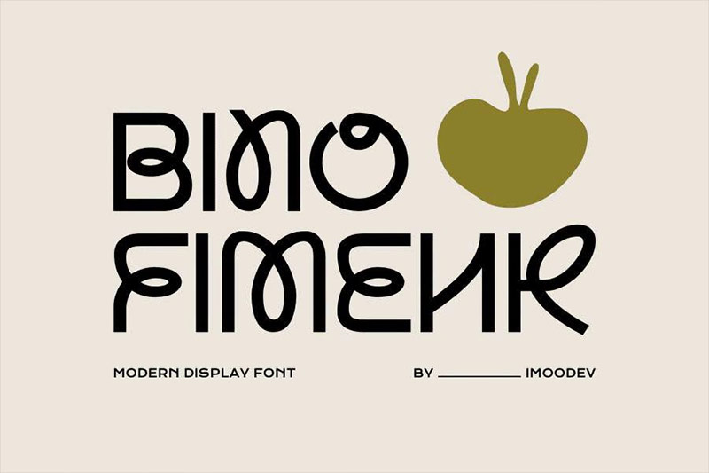 Bino Fimenk - Font