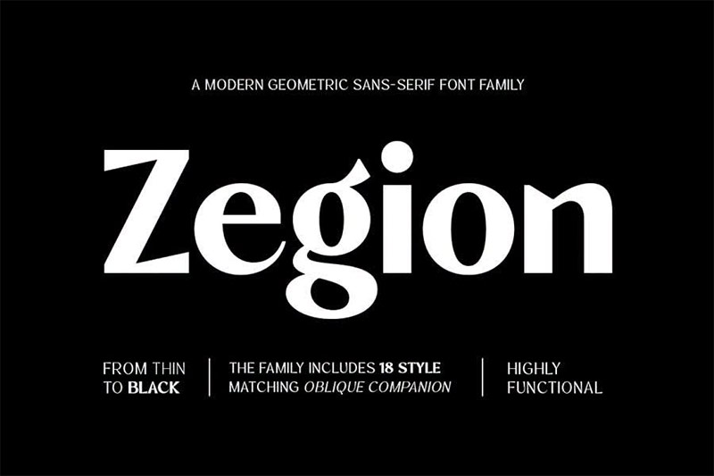 Zegion -Font